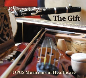 OPUS Musicians in Healthcare The Gift Image of a clarinet and violin and melodeon