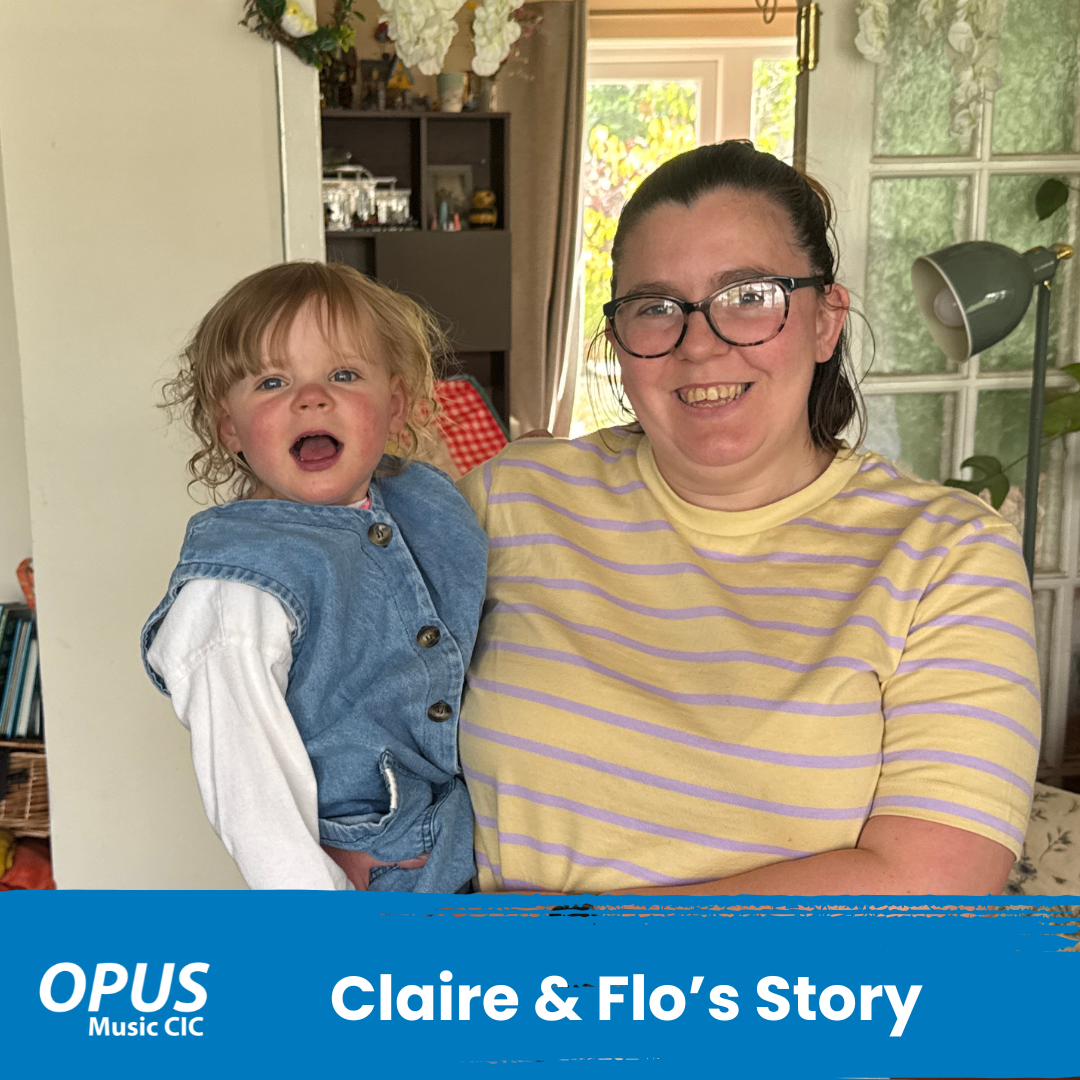 Claire & Flo's Story image of Florence and Claire at home